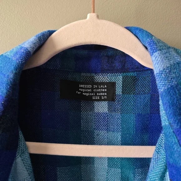 Dressed In Lala Cosmos Oversized Grunge Wool Jacket Nwot - Picture 10 of 10